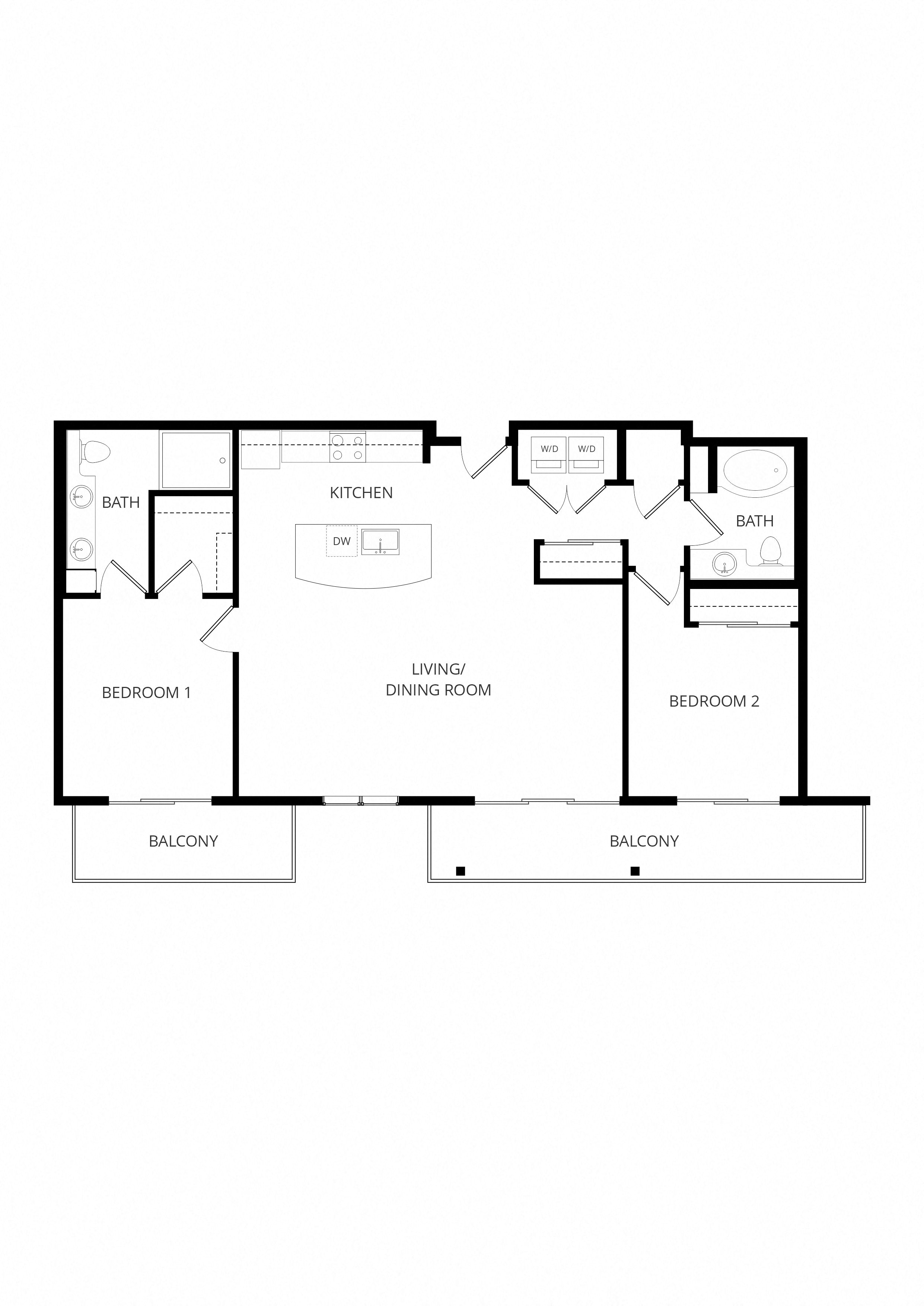 C15 2x2 floor plan